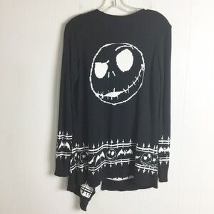 Nightmare Before Christmas Jack Skeleton Sweater Size Small Halloween Disney